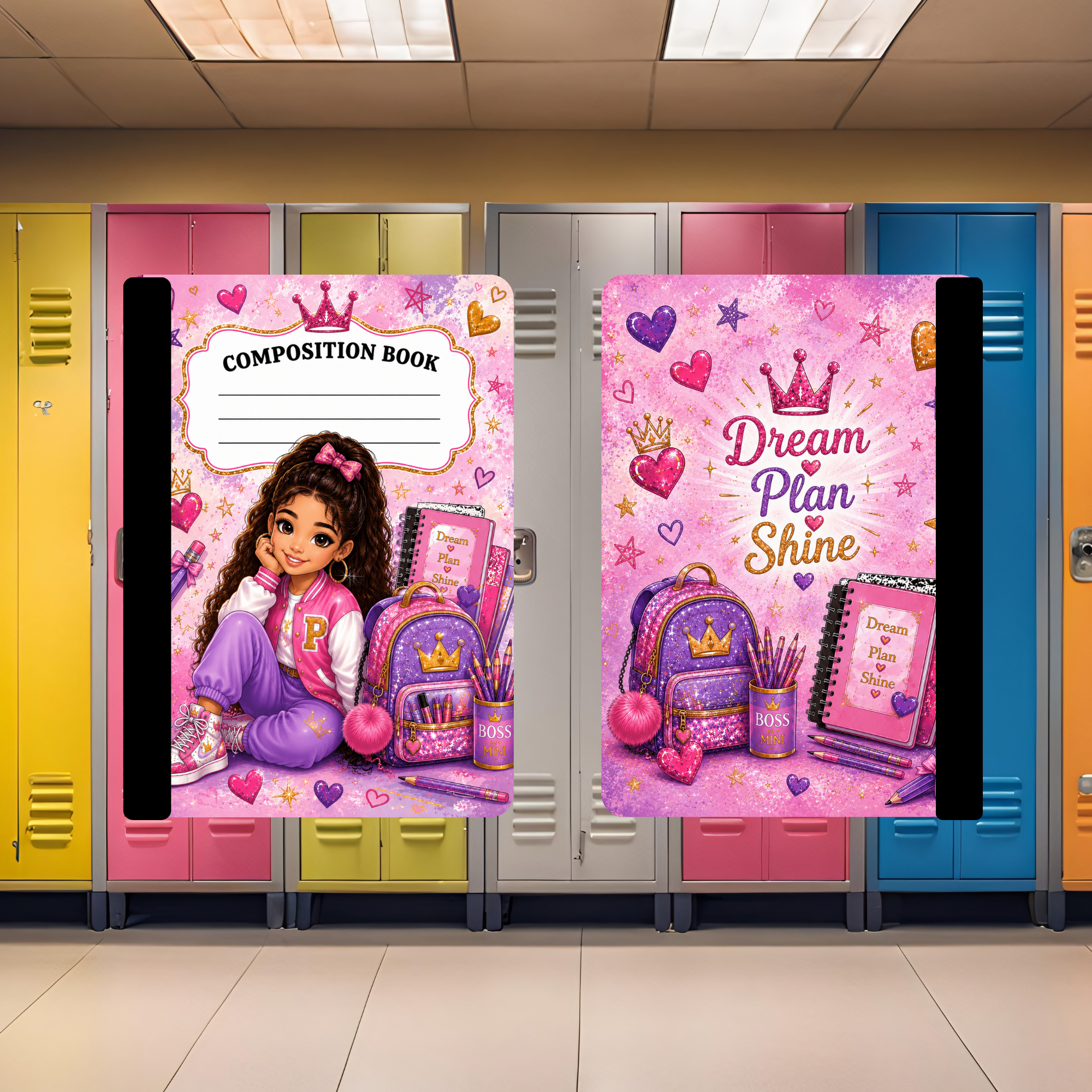 Purple Girls Composition Book