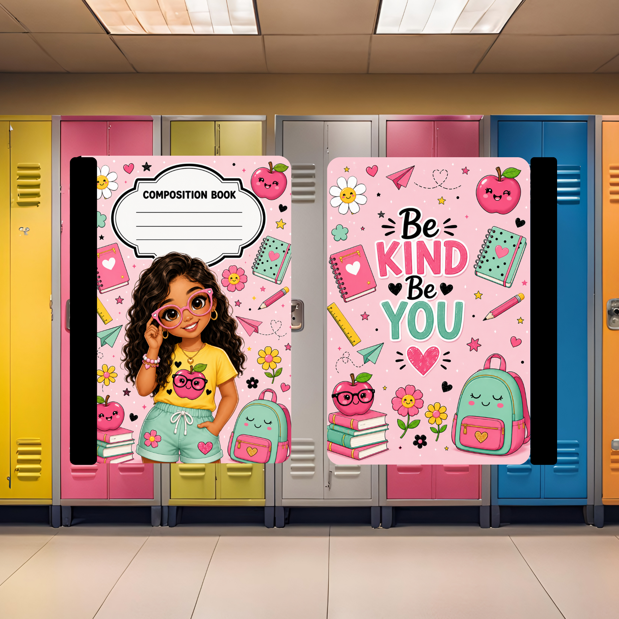 Teal & Yellow Girls Composition Book (Copy)