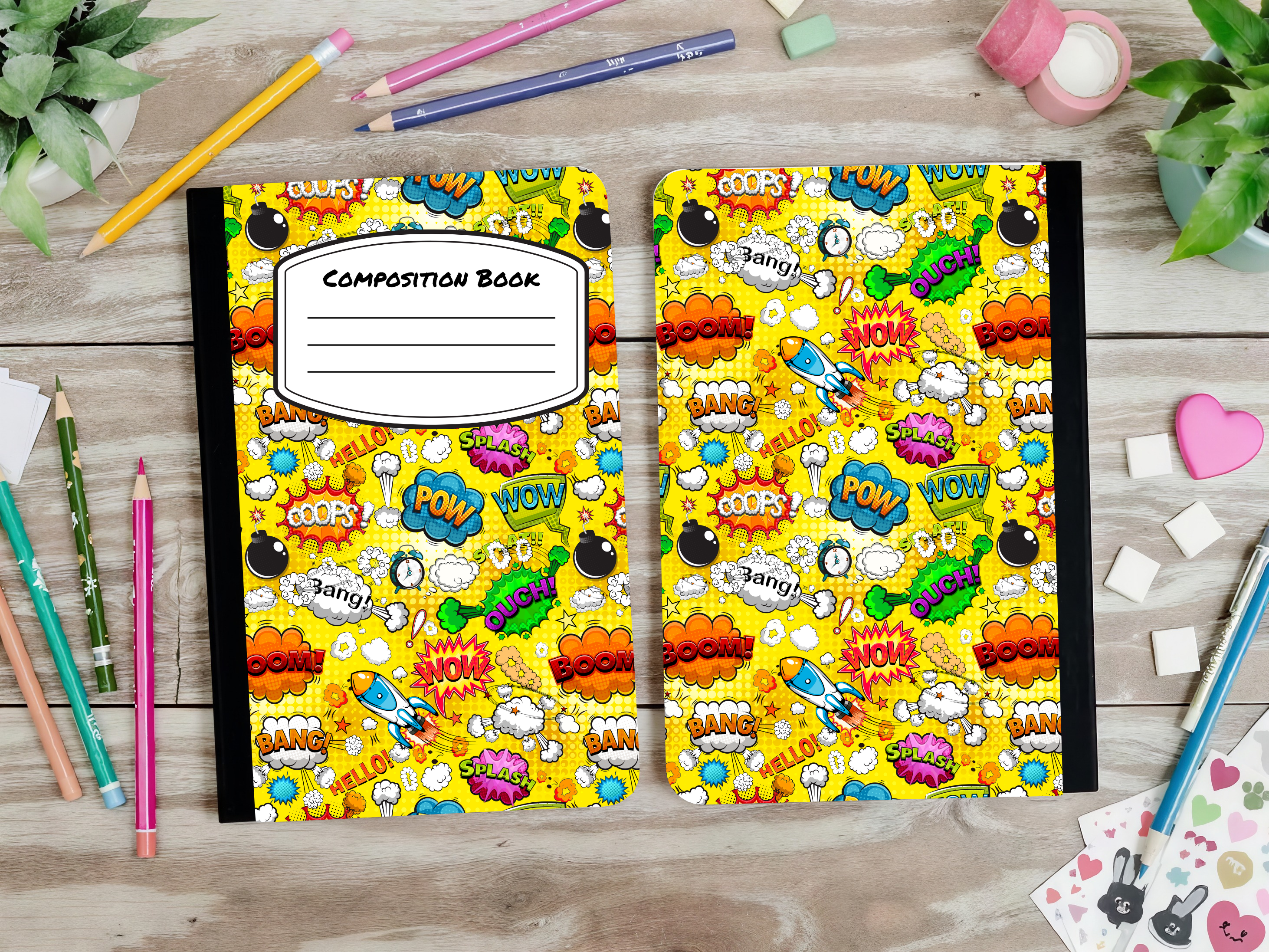 Boom Pow Composition Book