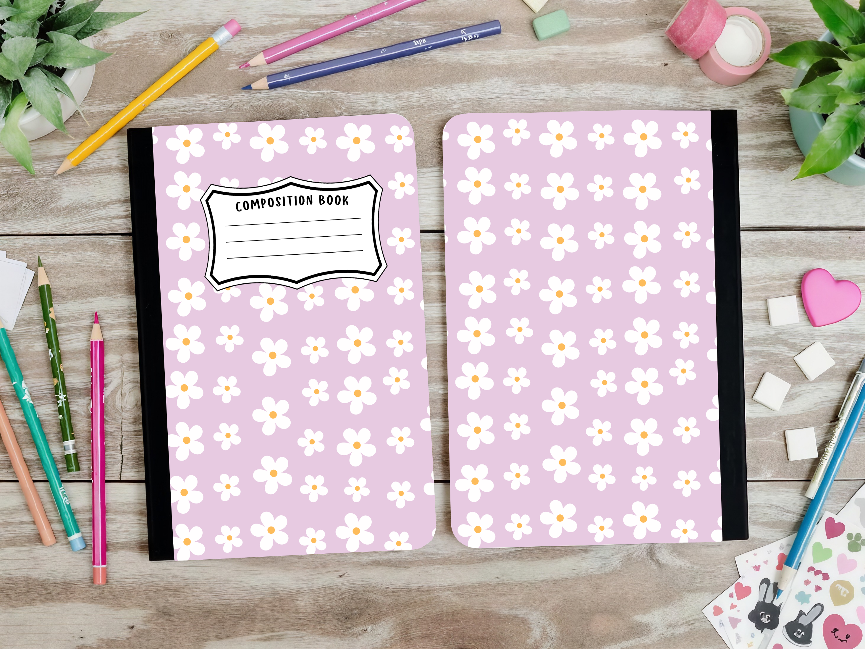 Daisies Composition Book