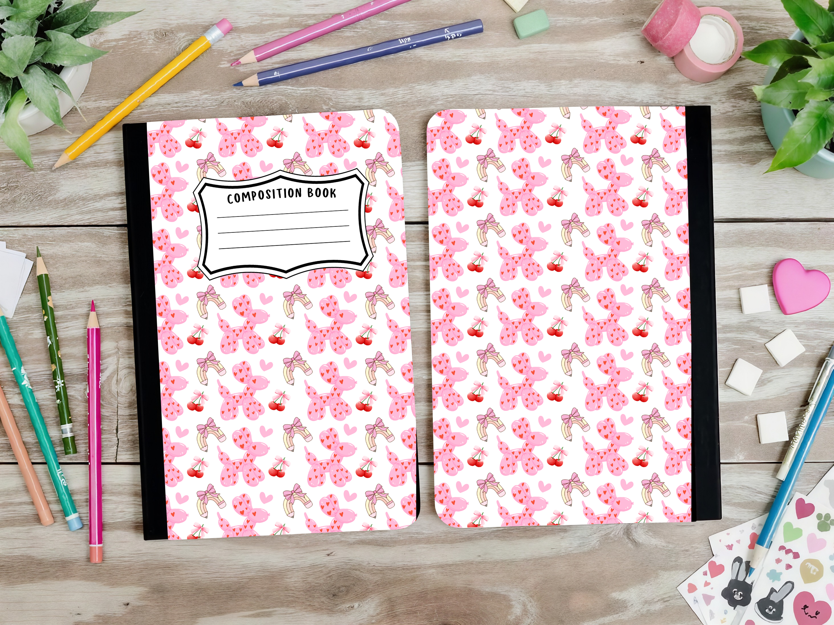Balloon Dog Composition Book
