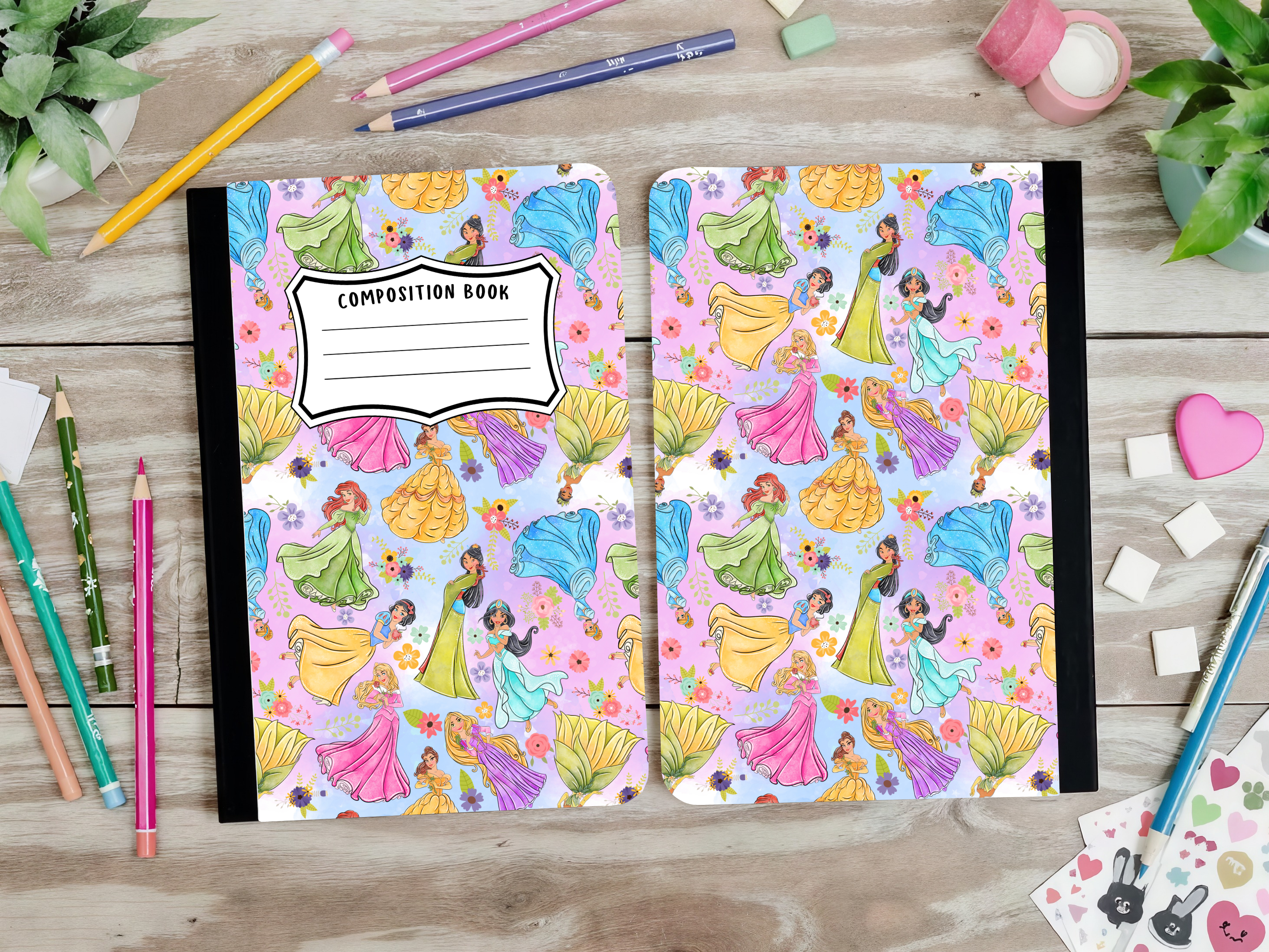 Princesses Composition Book