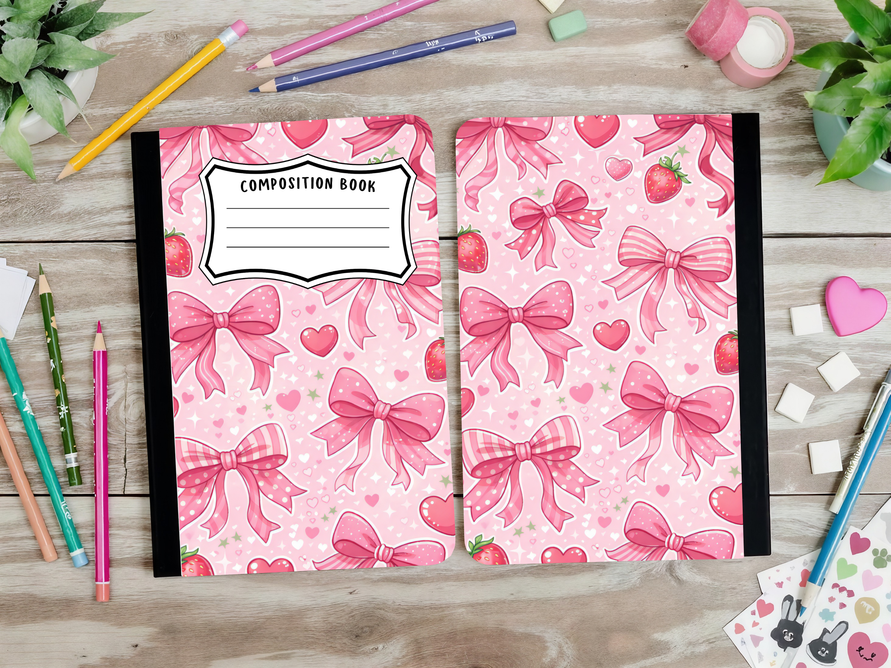 Big Bows Composition Book