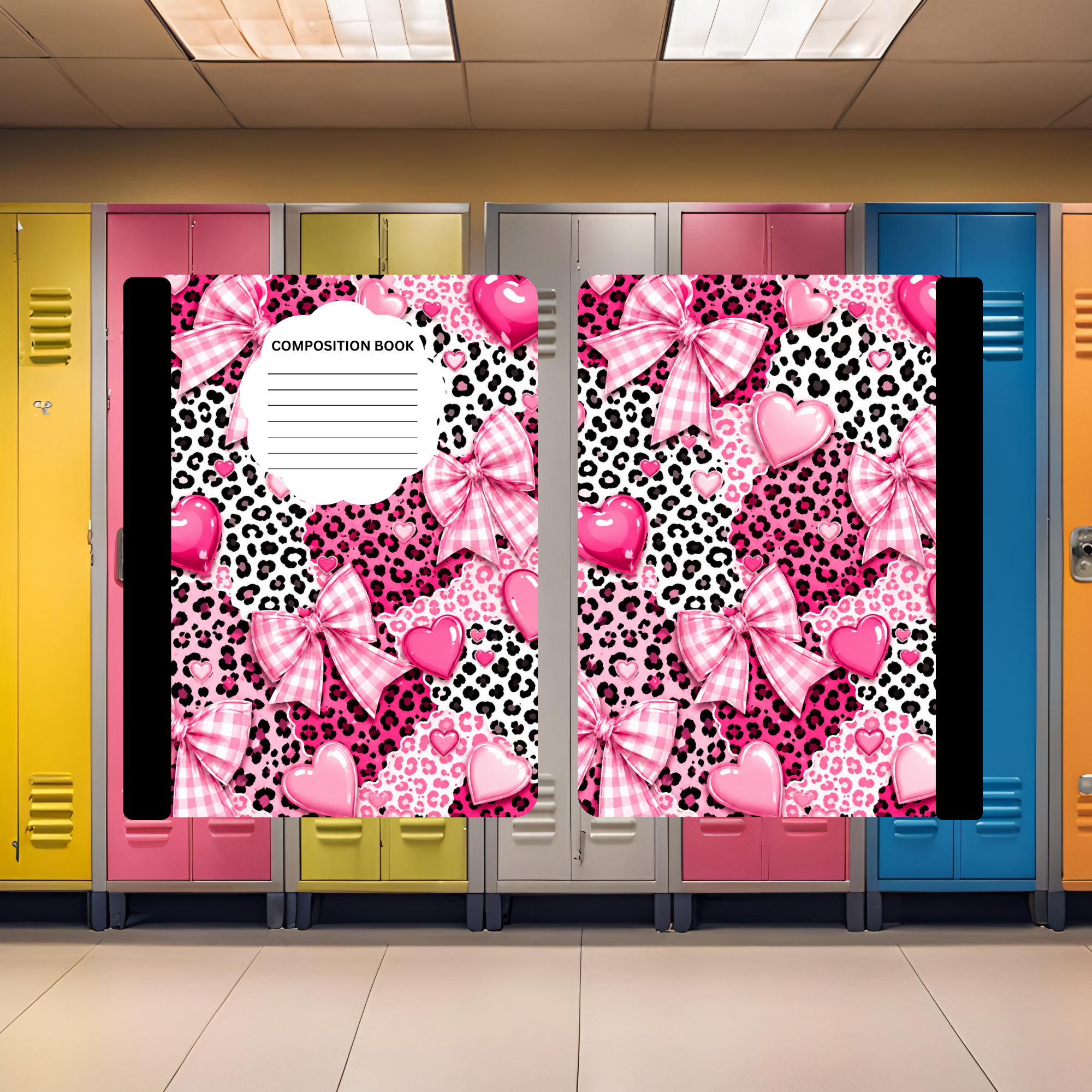 Pink Cheetah Composition Book