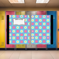 Plaid Flowers Composition Book