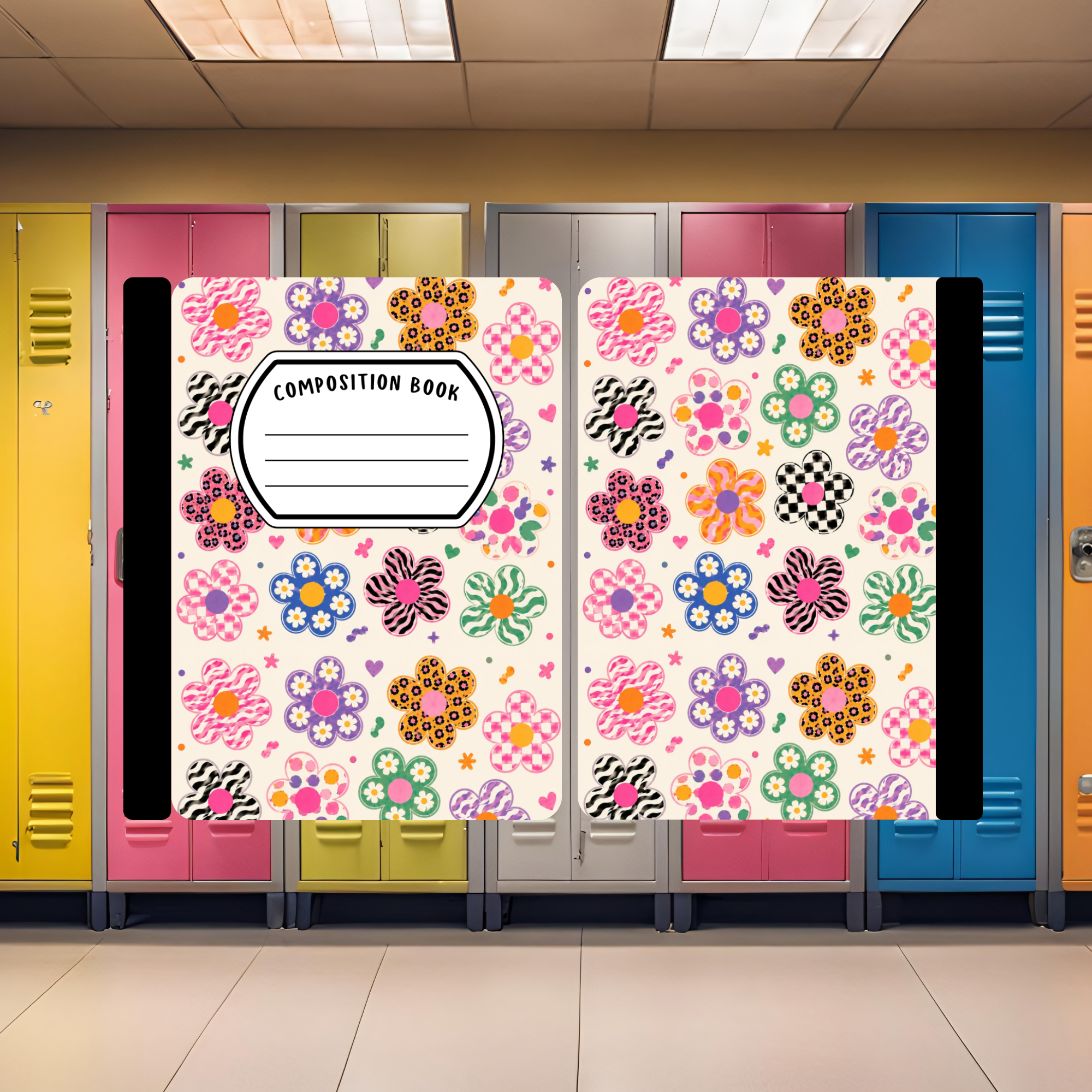 Flowers Composition Book