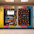 Firetruck Composition Book
