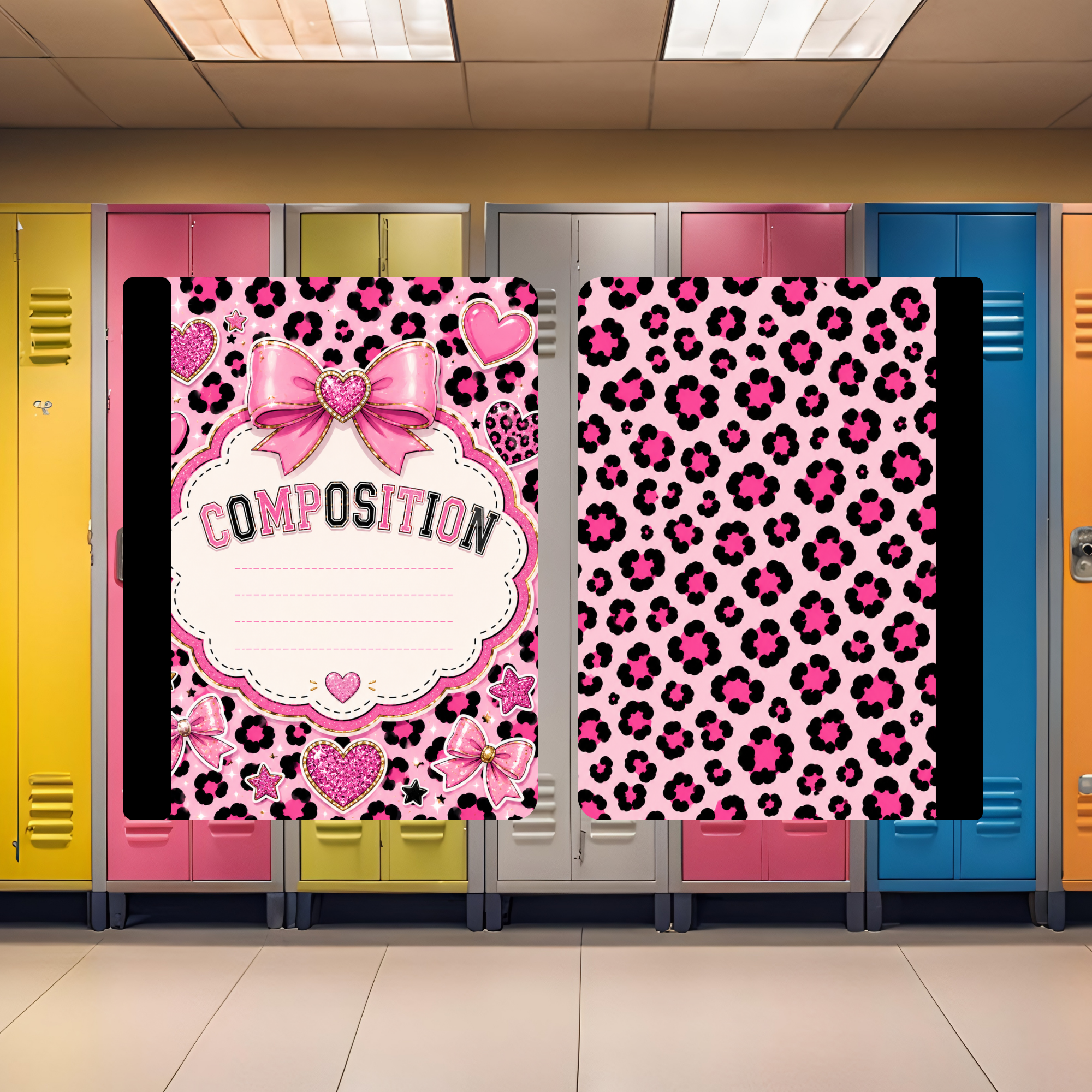 Pink Cheetah  Composition Book