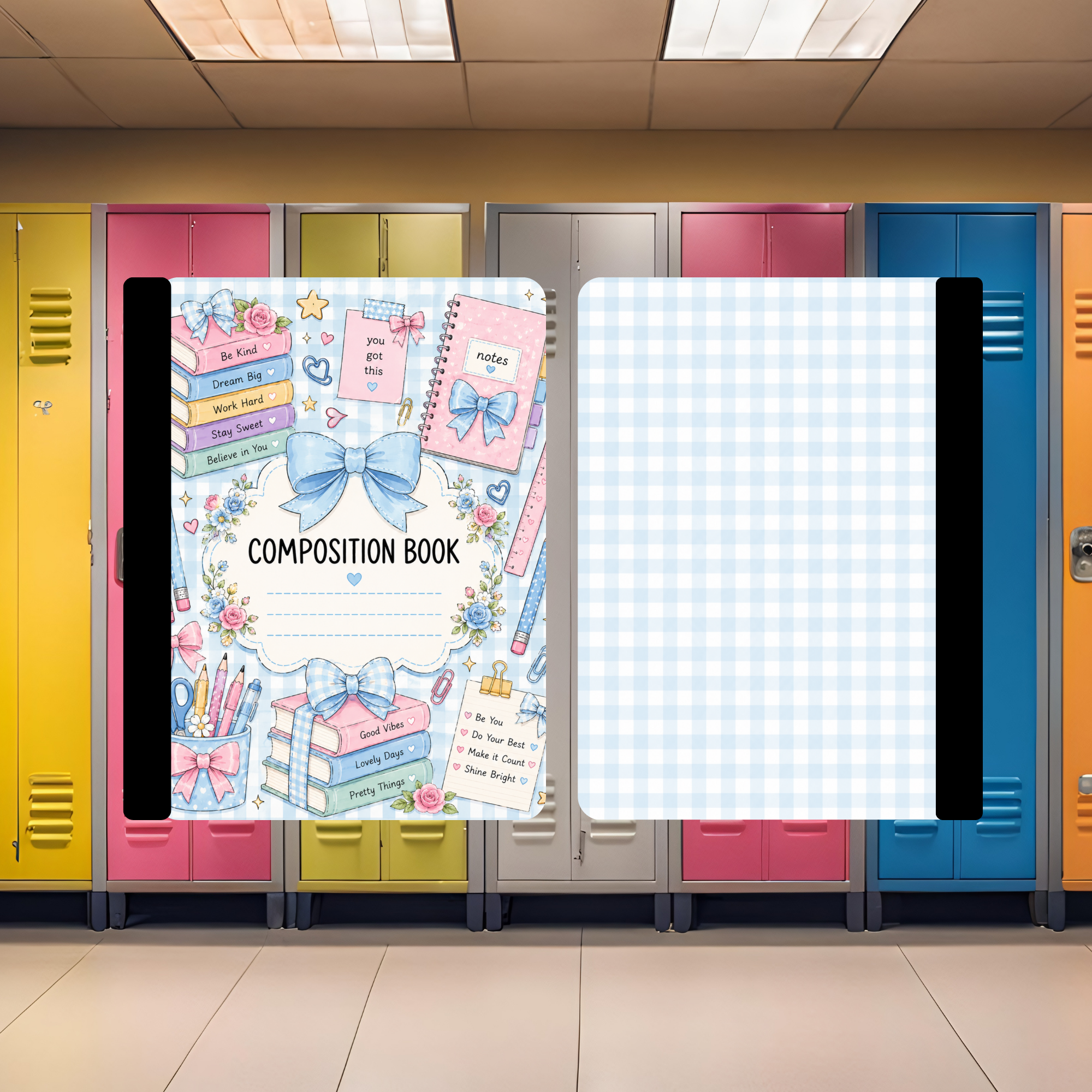 Blue Notebooks Composition Book
