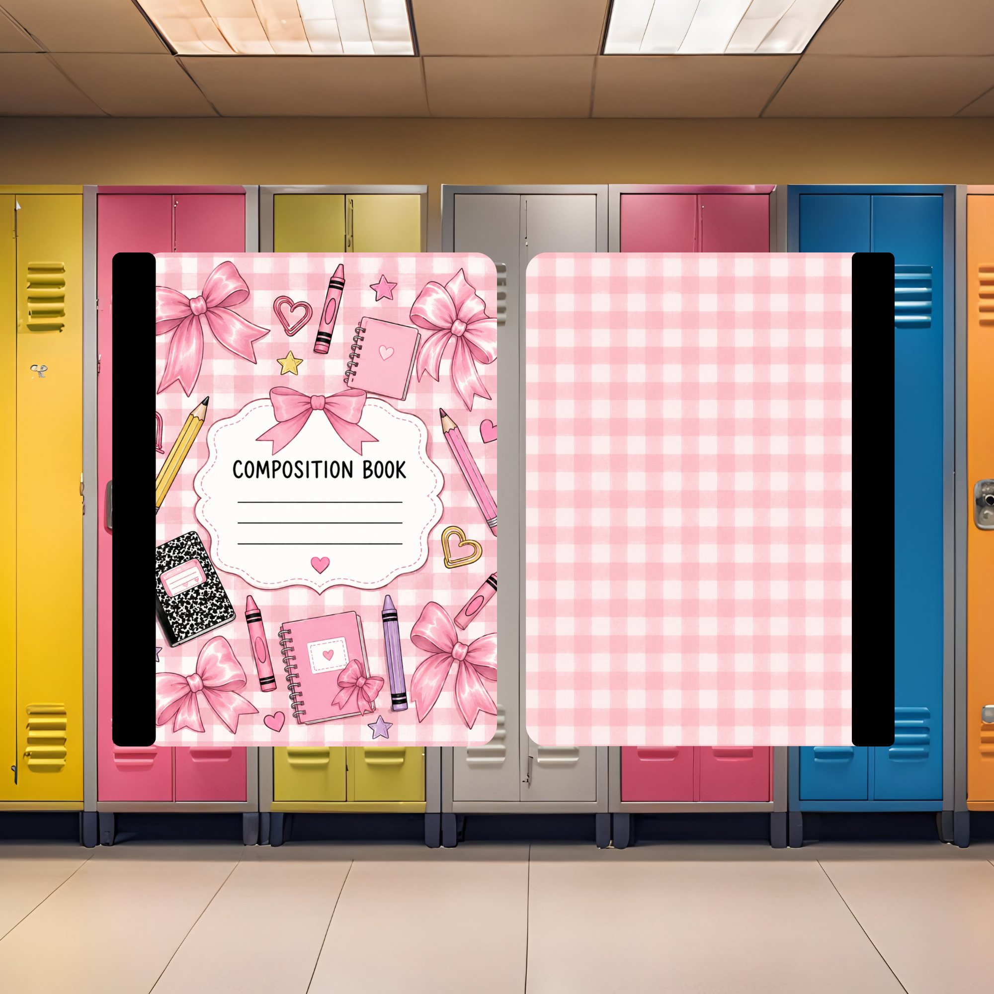 Pink Bows Composition Book