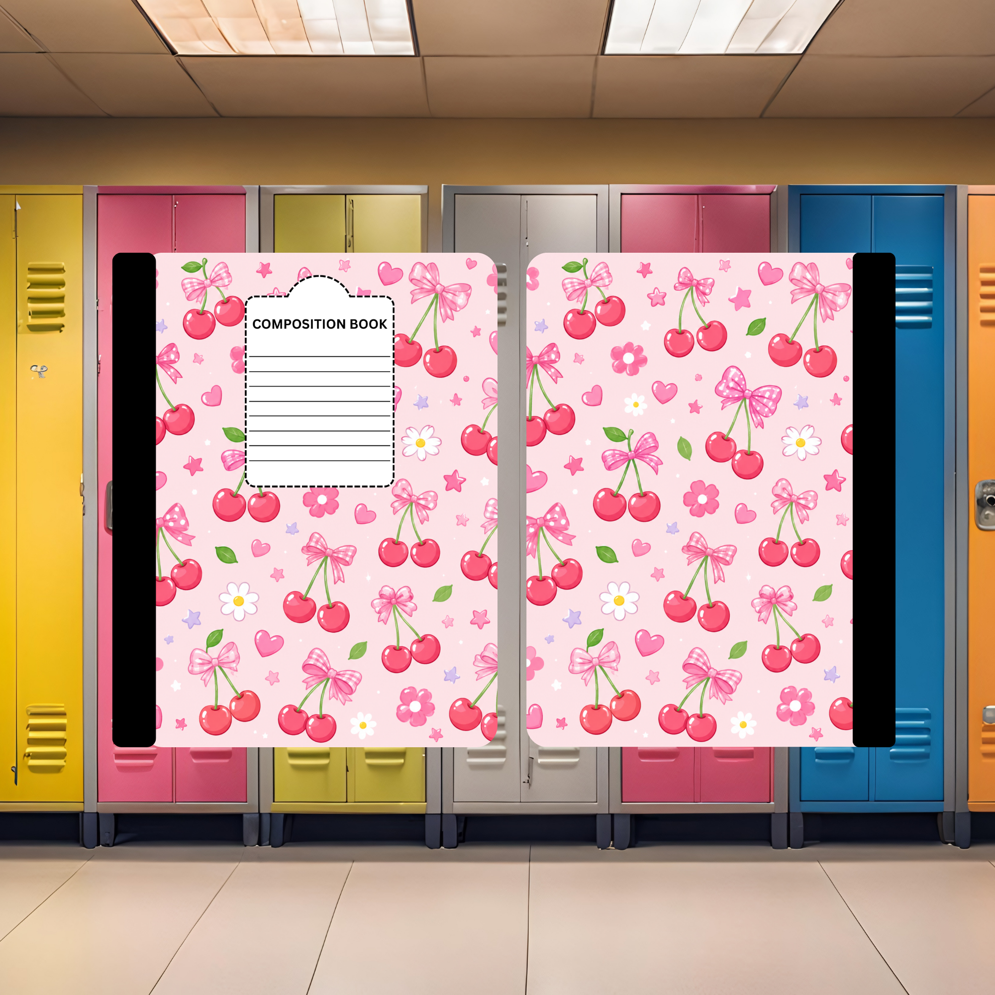 Cherries Composition Book