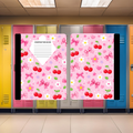 Cherries and Florals Composition Book