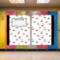 Red and Cheetah Cherries Composition Book