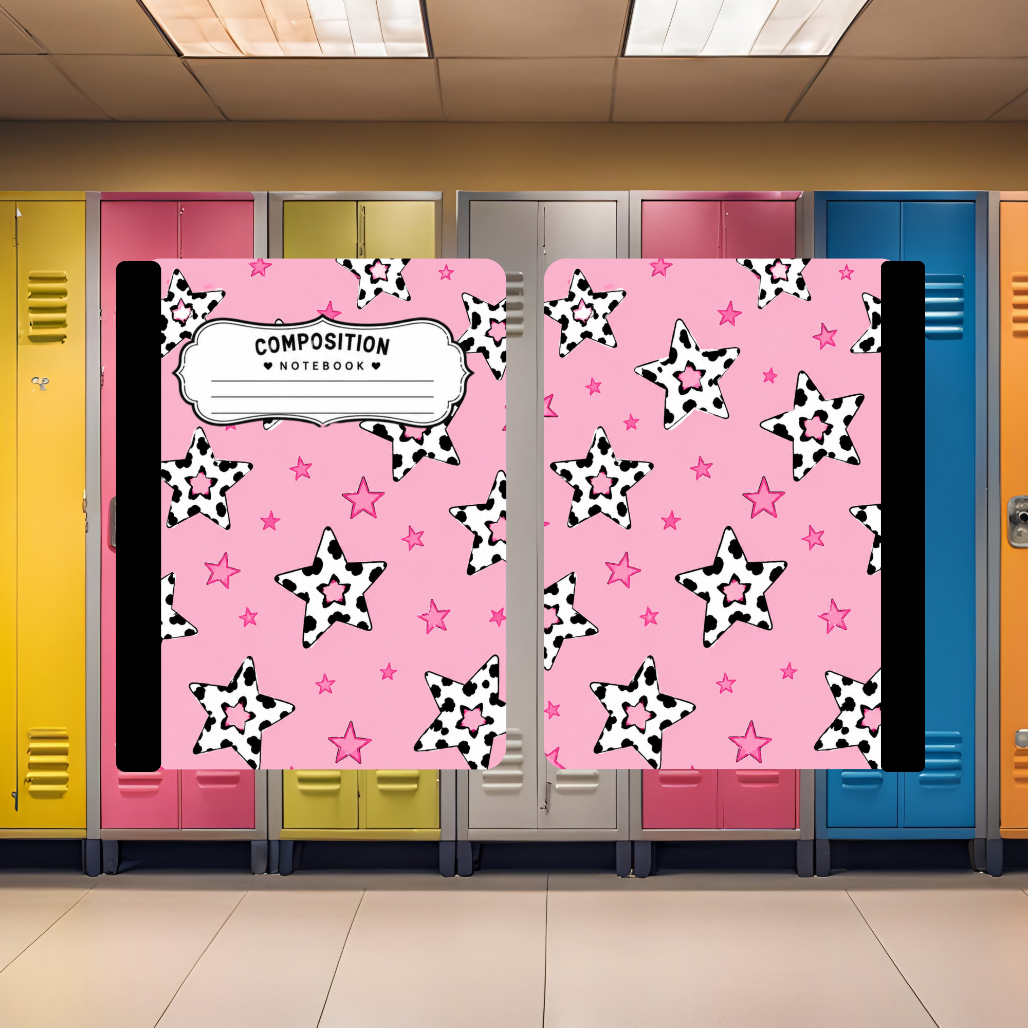 Pink & Stars Composition Book