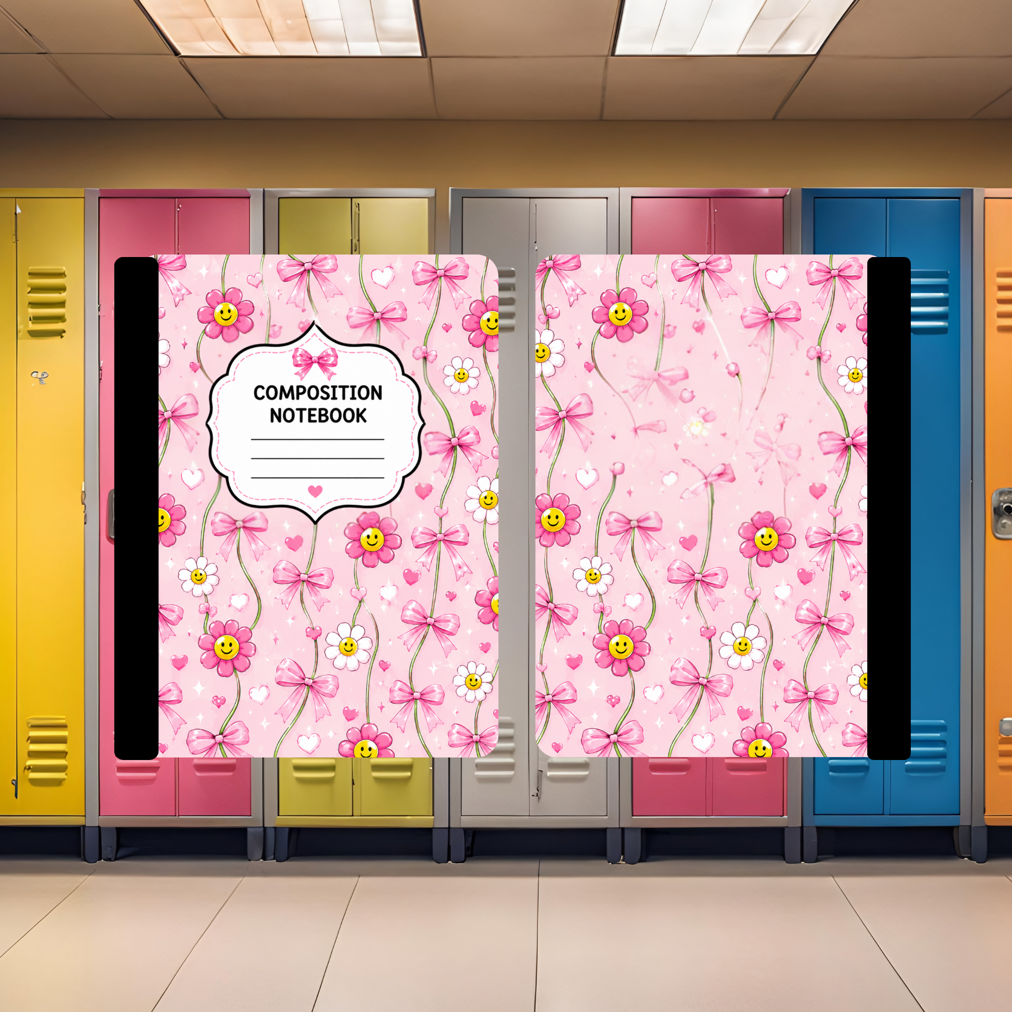 Happy Flowers Composition Book