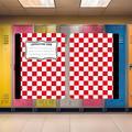 Red & White Checkered Composition Book