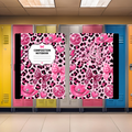 Pink Cheetah with Bows Composition Book
