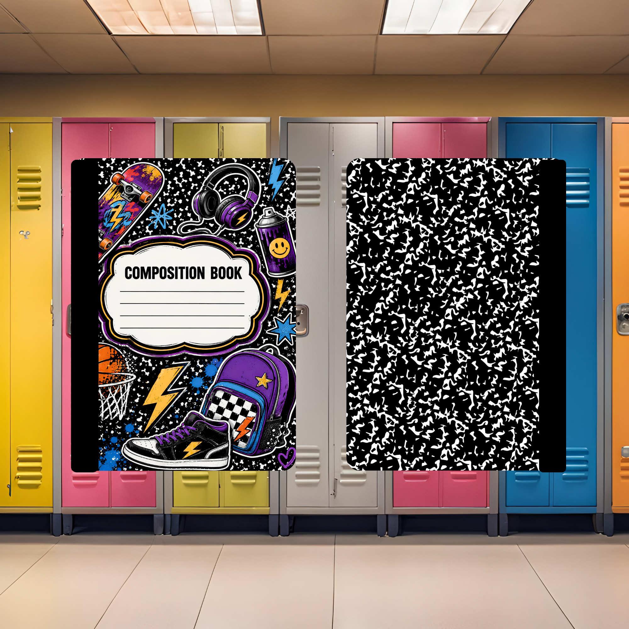 All Things Boys Composition Book
