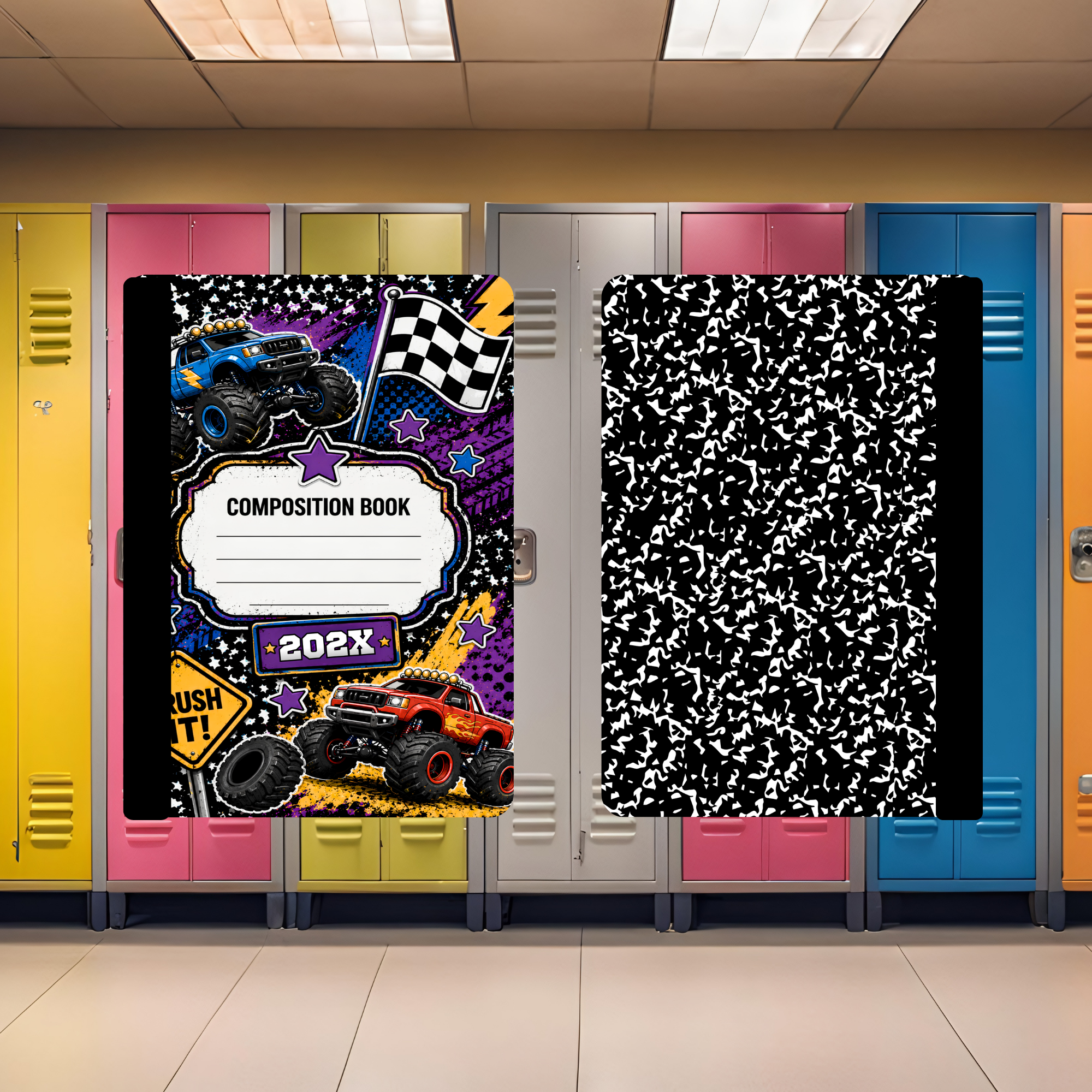 Monster Trucks Composition Book