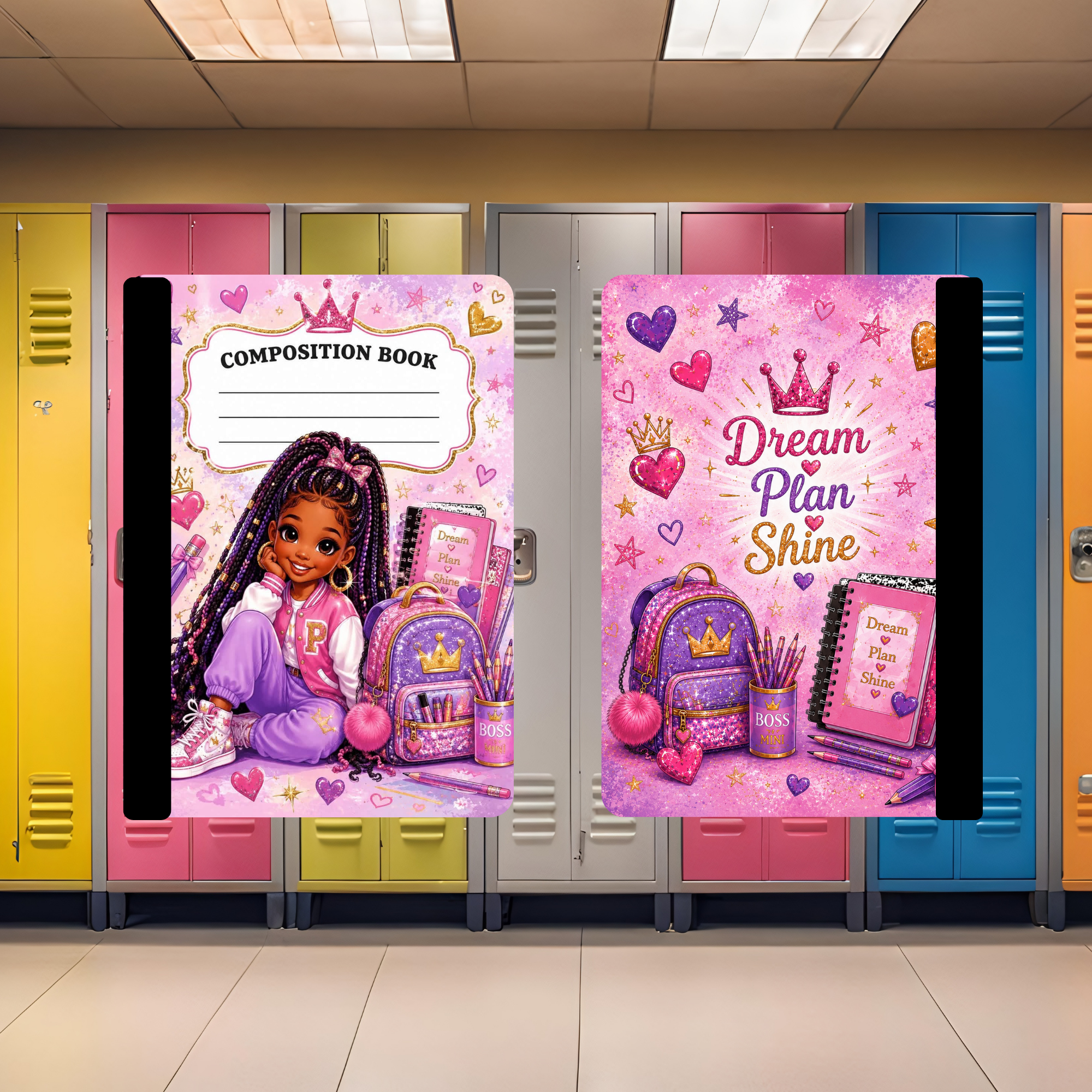 Purple Girls Composition Book