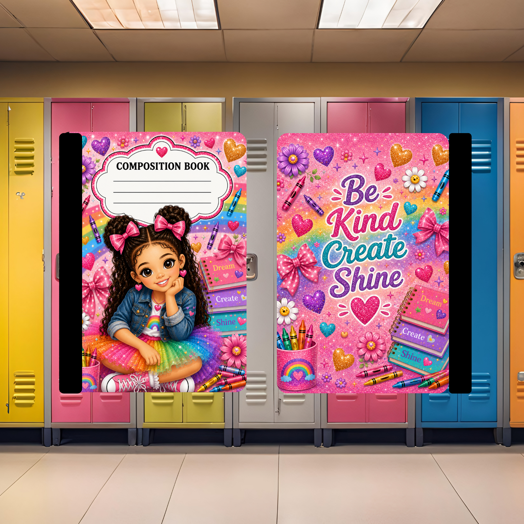 Jean Jacket Girls Composition Book