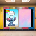 Blue Alien Composition Book
