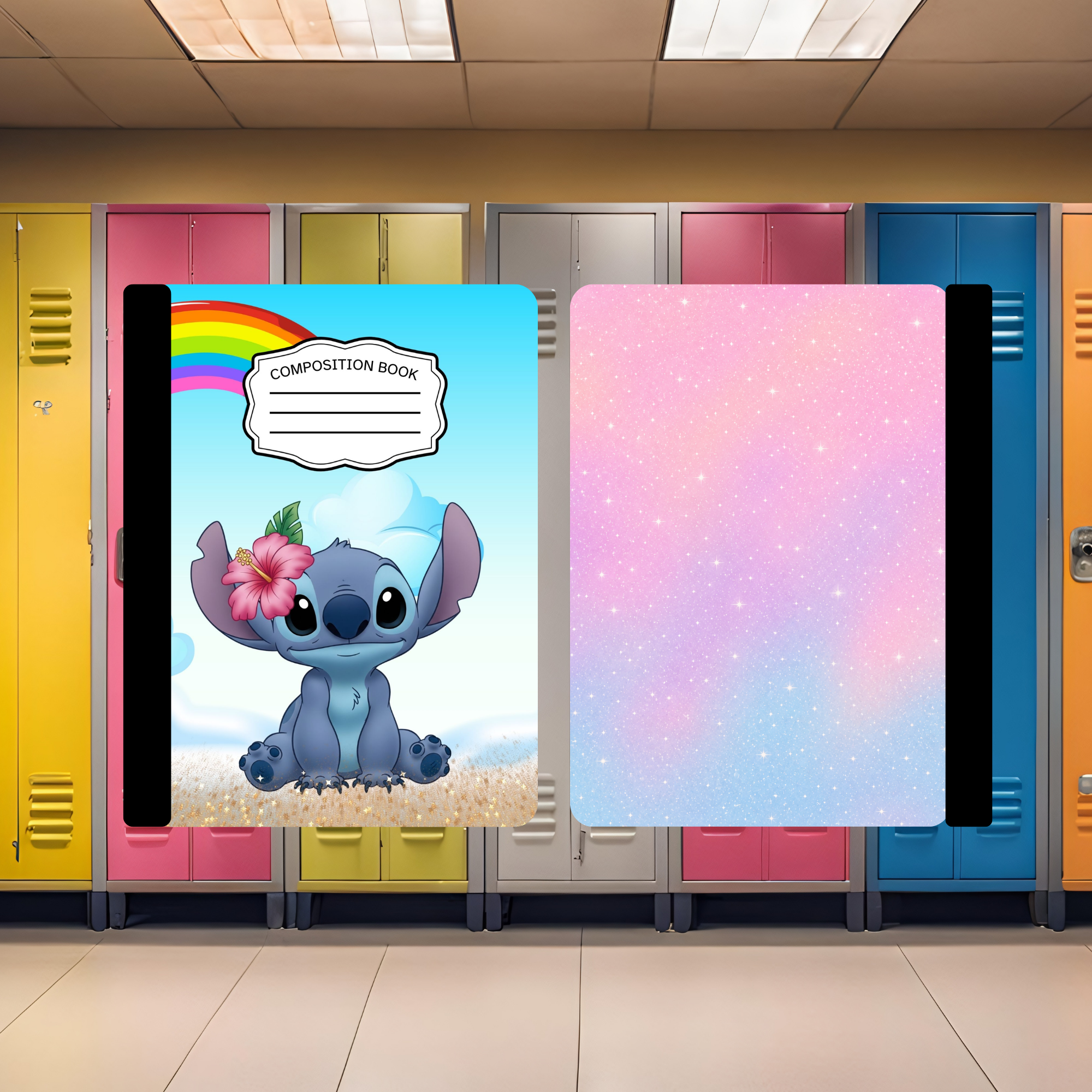 Blue Alien Composition Book