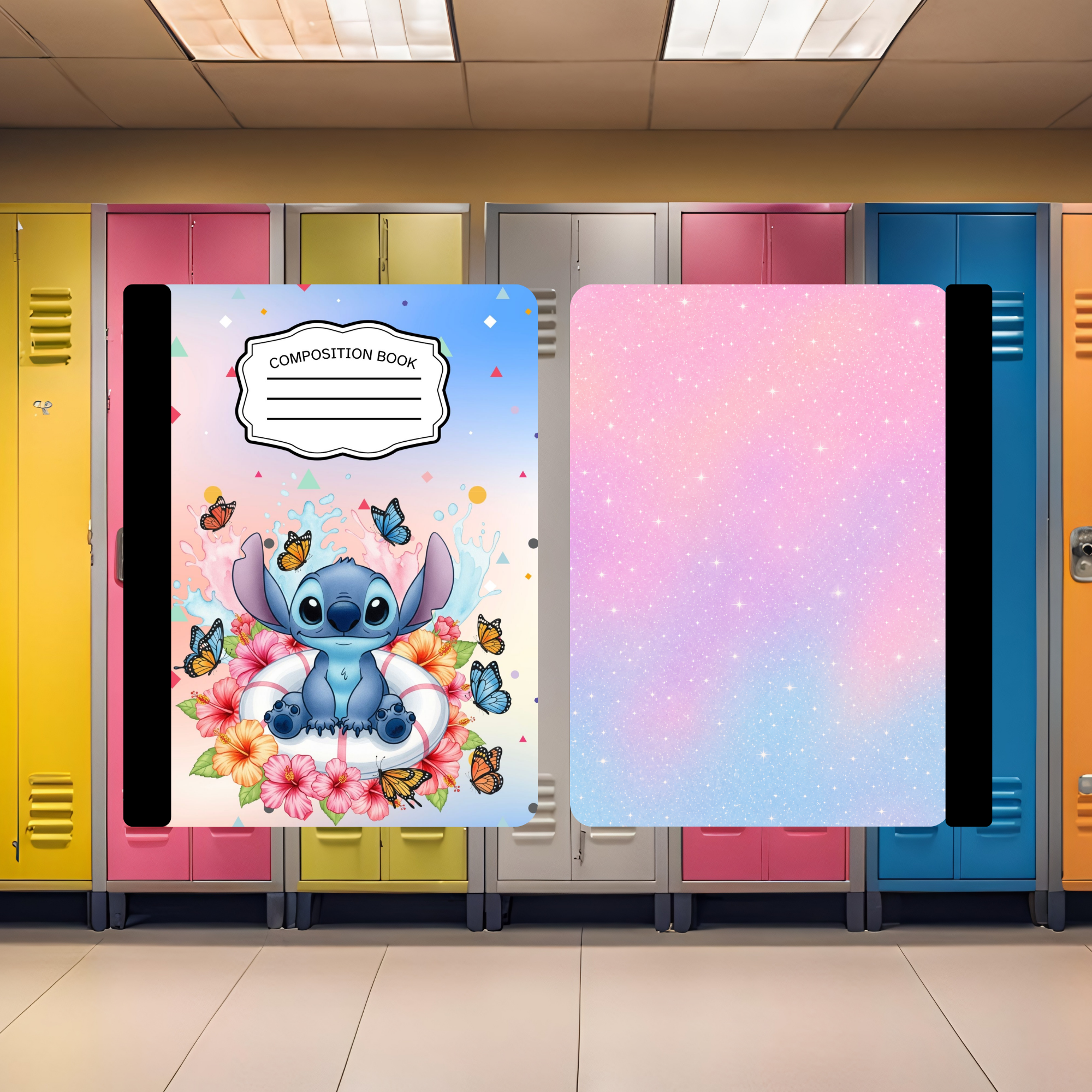 Blue Alien 3 Composition Book
