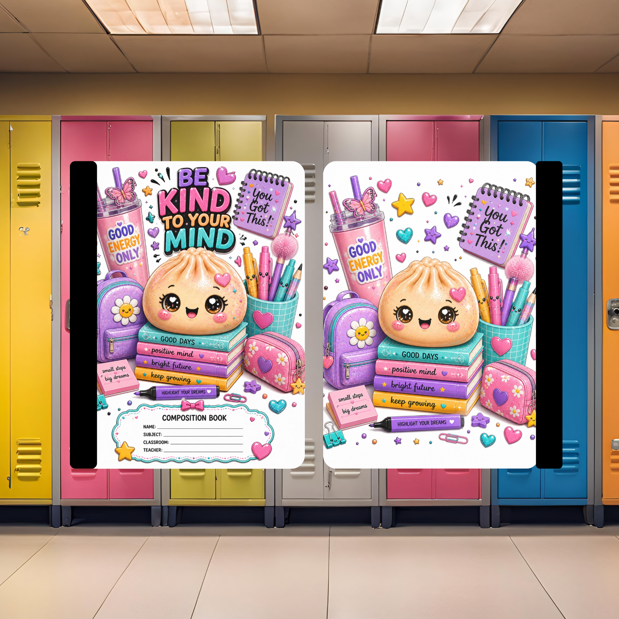 Squishy Kind to your Mind Composition Book