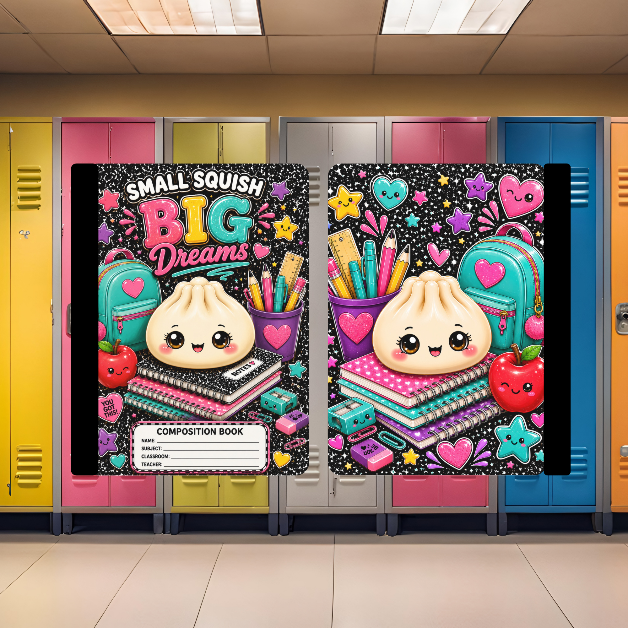 Squishy Small Squish Big Dream Composition Book