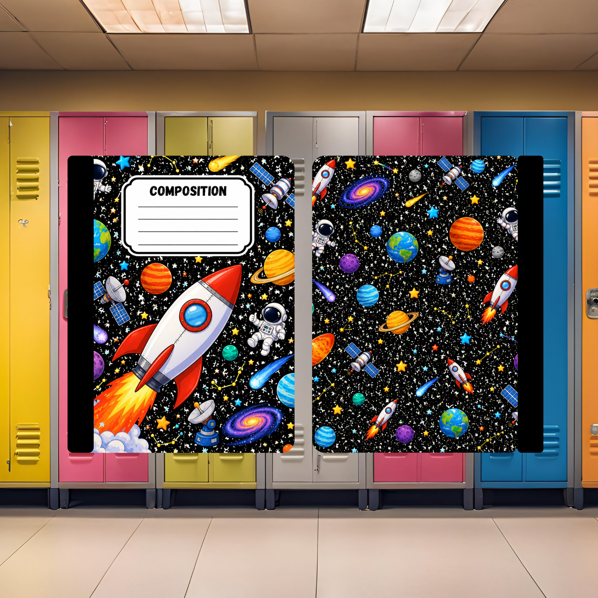 Squishy Spaceship Composition Book