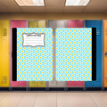 White Daisies on Teal Composition Book