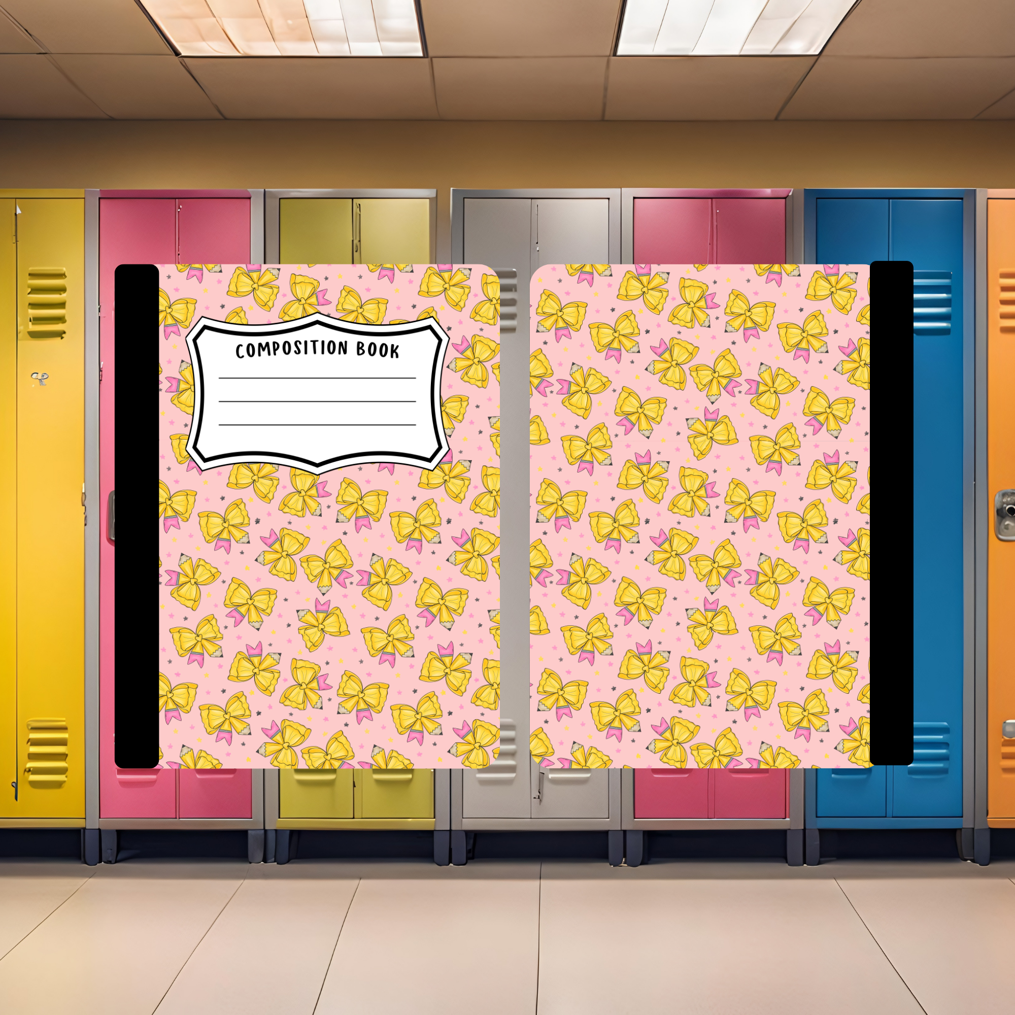 Pencil Bows Composition Book