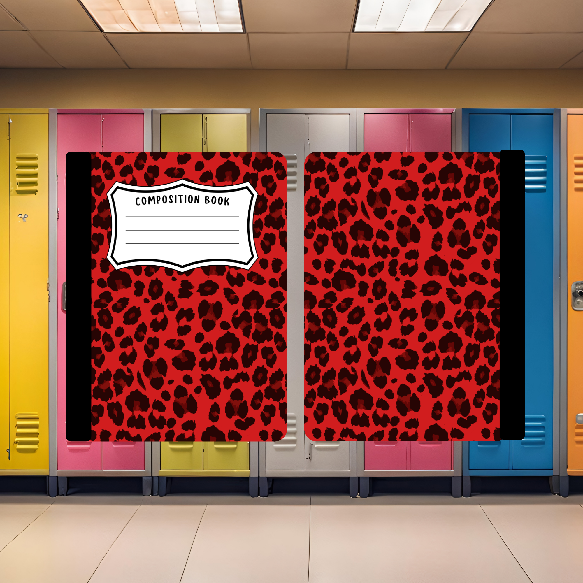 Red Cheeta Composition Book