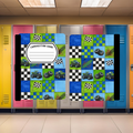 Green & Blue Trucks Composition Book