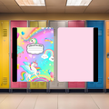 Unicorns with Rainbows Composition Book