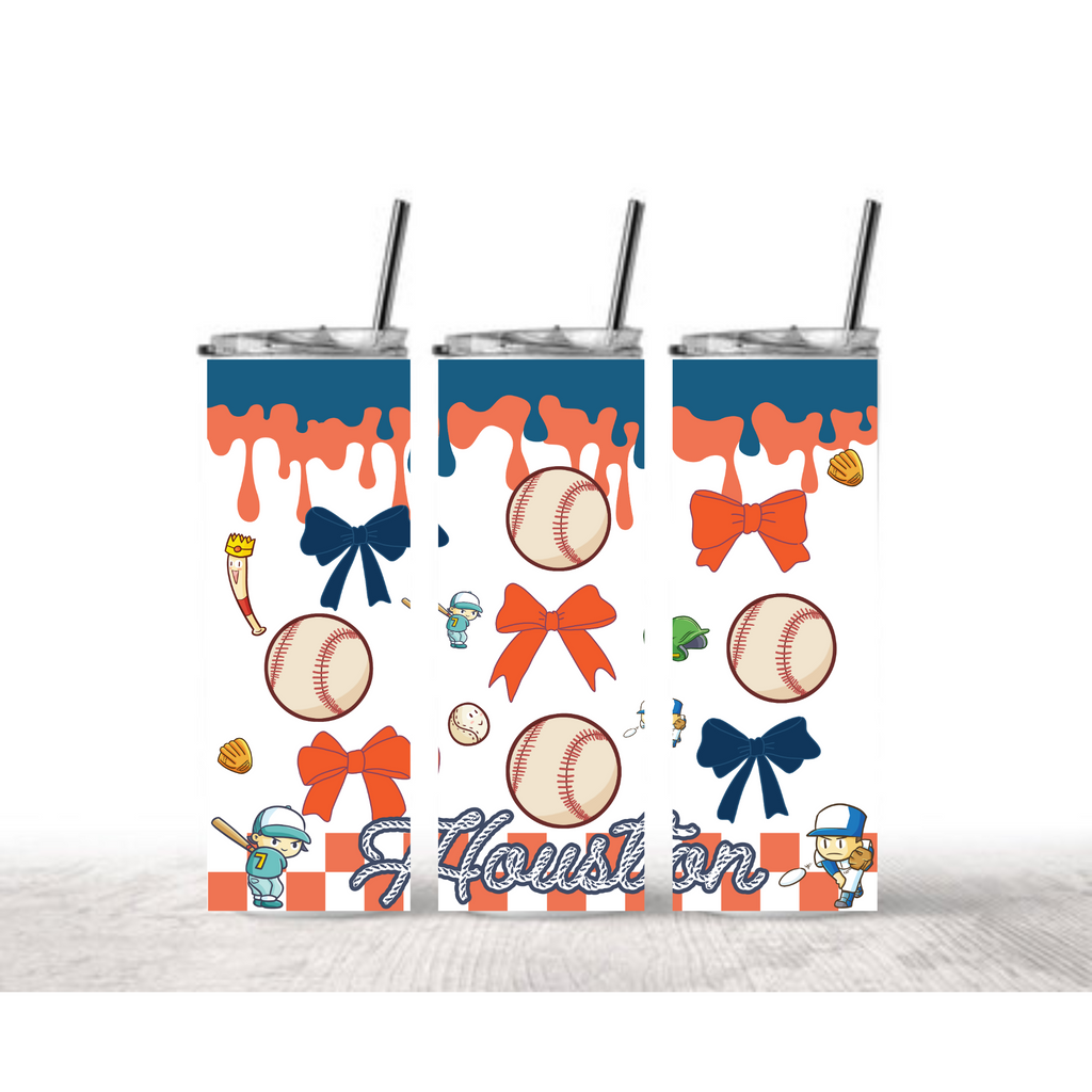 Houston Baseball Tumbler