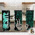 Bad Days Bestie Tumbler - 20oz Straight Tumbler with Motivational Quote