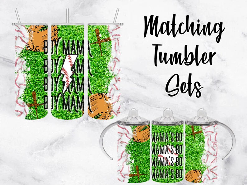 Baseball Mama &amp; Mini Tumbler – Hit It Out of the Park with Matching Drinkware