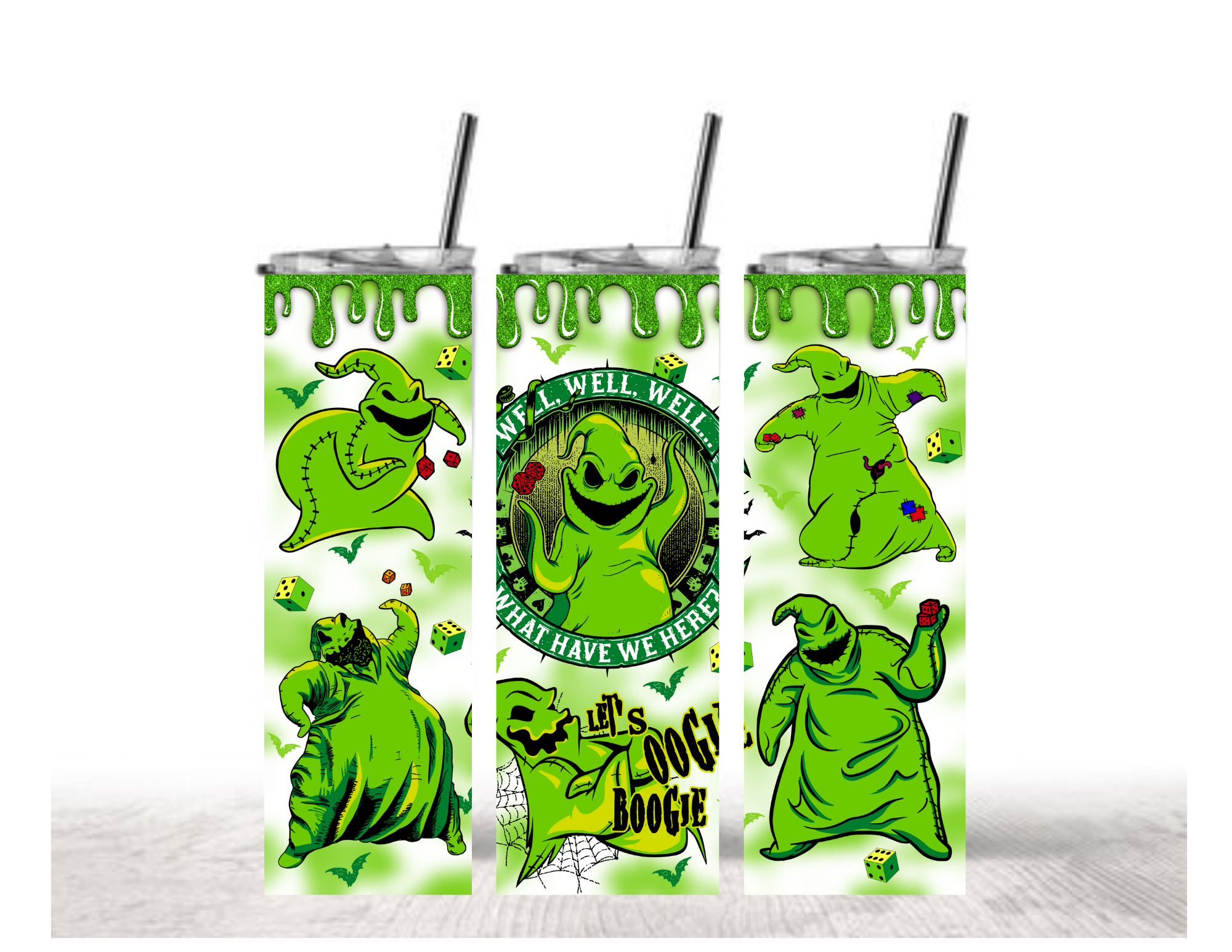 Oogie Boogie Tumbler - Nightmare Before Christmas Design