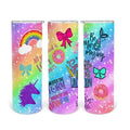 Unicorn & Mermaid Tumbler - 20oz Straight Tumbler