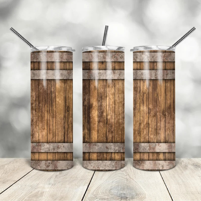 Rustic Wood Tumbler