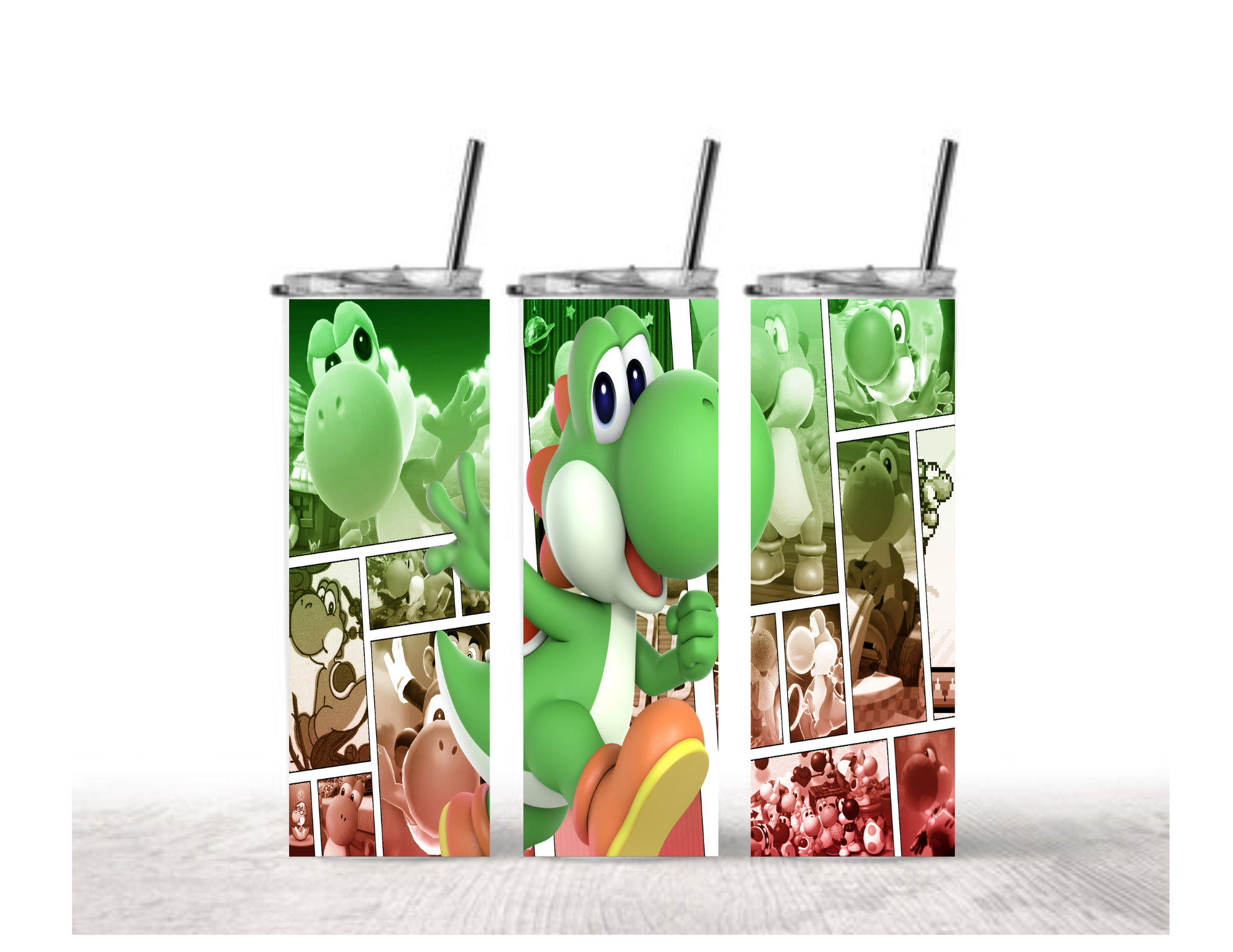 Yoshi Gaming Character Tumbler